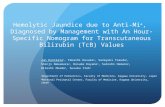 Hemolytic Jaundice due to Anti-Mi a, Diagnosed by Management with An Hour-Specific Nomogram for Transcutaneous Bilirubin (TcB) Values Jun Kunikata 1, Takashi