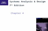 Systems Analysis & Design 7 th Edition Chapter 4.