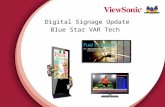 Click to edit Sub title style Digital Signage Update Blue Star VAR Tech 2011.