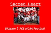 Sacred Heart University Division 1 FCS NCAA Football.