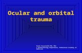 Ocular and orbital trauma Karol Krzystolik Md, Phd I Ophthalmology Department, Pomeranian Academy of Medicine.
