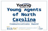 2012 Outstanding Communications Award Young Agents of North Carolina.