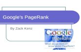 Google’s PageRank By Zack Kenz. Outline Intro to web searching Review of Linear Algebra Weather example Basics of PageRank Solving the Google Matrix Calculating.