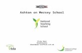 Ashton on Mersey School Vicky Beer Headteacher vbeer@aom.trafford.sch.uk.