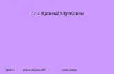 11-2 Rational Expressions Algebra 1 Glencoe McGraw-HillLinda Stamper.