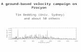 A ground-based velocity campaign on Procyon Tim Bedding (Univ. Sydney) and about 50 others.
