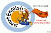 UNIT 9 Famous Corporations 实用英语阅读 4 Practical Reading 512 Reading Skills 11 Fast Reading 3 Contents Text B Text A.
