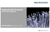 Industrial-Switch Profi Line Modular MICROSENS GmbH & Co. KG.