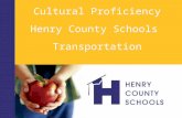 Cultural Proficiency Henry County Schools Transportation.
