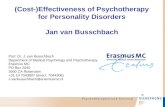 (Cost-)Effectiveness of Psychotherapy for Personality Disorders Jan van Busschbach Prof. Dr. J. van Busschbach Department of Medical Psychology and Psychotherapy
