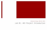 Lab 01: AEV Project Introduction Advanced Energy Vehicle (AEV)