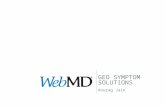 GEO SYMPTOM SOLUTIONS Anurag Jain. Method of reach Content Categorization User Categorization based on site usage and declared information Scale for WebMD.