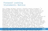 1EMC CONFIDENTIAL—INTERNAL USE ONLY. Forward Looking Statements Notice This roadmap document contains “forward-looking statements” as defined under the.