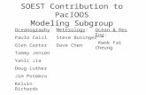 SOEST Contribution to PacIOOS Modeling Subgroup Oceanography: Paulo Calil Glen Carter Tommy Jensen Yanli Jia Doug Luther Jim Potemra Kelvin Richards Meterology:
