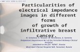Particularities of electrical impedance images in different forms of growth of infiltrative breast cancer. N. Sotskova, А. Karpov, М. Korotkova, А. Sentcha.