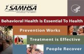 Suicide Prevention,Warning Signs and the National Strategy Richard McKeon Ph.D., MPH Branch Chief, Suicide Prevention SAMHSA.