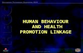HUMAN BEHAVIOUR AND HEALTH PROMOTION LINKAGE. HUMAN HEALTH BEHAVIOUR.