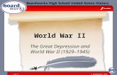 © Boardworks 20111 of 5 World War II The Great Depression and World War II (1929–1945)
