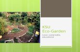 KSU Eco-Garden Local, sustainable, educational. The Revolution is Fertile!