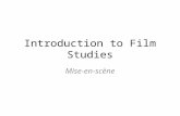Introduction to Film Studies Mise-en-scène. Framing How to compose a frame ANGLE (of framing) In what angle a frame is composed: from which angle the.