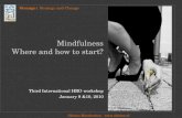 Strange | Strategy and Change Shirine Moerkerken Mindfulness Where and how to start? Third International HRO workshop January 9 &10, 2010.