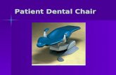 Patient Dental Chair. Dental Chair Controls Patient sitting in upright position of dental chair.