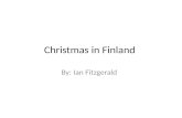 Christmas in Finland By: Ian Fitzgerald. The population, flag and map