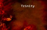 Trinity. Trinity We worship one God who exists eternally in three persons: Father, Son, and Holy Spirit.