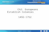 The Cold War BeginsEngland’s Southern Colonies Section 3 Ch2: Europeans Establish Colonies 1492-1752.