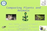 Comparing Plants and Animals Mary Tweedy, Curriculum Support Specialist Keisha Kidd, Curriculum Support Specialist Dr. Millard Lightburn, Science Supervisor.