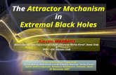 The Attractor Mechanism in Extremal Black Holes Alessio MARRANI Museo Storico della Fisica e Centro Studi e Ricerche “Enrico Fermi”, Rome, Italy & INFN.
