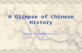 A Glimpse of Chinese History By Jenny sza839886@jsmail.com.cn.