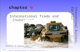 6-1 chapter 6 International Trade and Investment International Business, 6th Edition Griffin & Pustay Copyright 2010 Pearson Education, Inc. publishing.