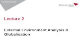 External Environment Analysis & Globalisation Lecture 2.