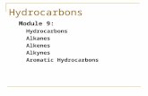 Hydrocarbons Module 9: Hydrocarbons Alkanes Alkenes Alkynes Aromatic Hydrocarbons