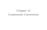 Chapter 12 Community Corrections. Community Corrections: Definition and Scope Community corrections is sometimes referred to as noninstitutional corrections.