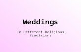 Weddings In Different Religious Traditions. Protestant Christian.