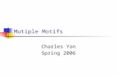 Mutiple Motifs Charles Yan Spring 2006. 2 Mutiple Motifs