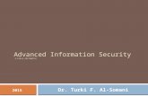 Advanced Information Security 4 FIELD ARITHMETIC Dr. Turki F. Al-Somani 2015.