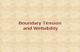 Boundary Tension and Wettability. Immiscible Phases Earlier discussions have considered only a single fluid in the pores –porosity –permeability Saturation: