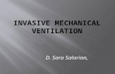 D. Sara Salarian,. Nov 2006 Kishore P. Critical Care Conference  Improve oxygenation  Increase/maintain minute ventilation and help CO 2 clearance