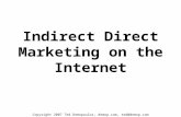 Copyright 2007 Ted Demopoulos, demop.com, ted@demop.com Indirect Direct Marketing on the Internet.