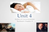 Unit 4 States of Consciousness Textbook Chapter 4.