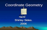 Coordinate Geometry Shirley Sides. 2006. Definition Grid – A pattern of horizontal and vertical lines, usually forming squares.