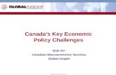 Copyright ® 2004 Global Insight, Inc. Canada’s Key Economic Policy Challenges Dale Orr Canadian Macroeconomic Services Global Insight.