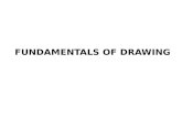 FUNDAMENTALS OF DRAWING. Contour Drawing: A drawing that uses one or a few lines to draw a subject. A contour drawing defines the edges, value changes,