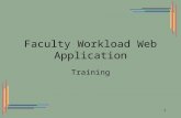 1 Faculty Workload Web Application Training. 2 System Entry Screen.