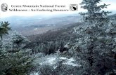 5/24/20151 Green Mountain National Forest Wilderness : An Enduring Resource.
