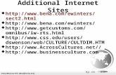 Irwin/McGraw-Hill [Modified by EvS] Mgt-485 8-1 Additional Internet Sites