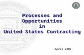 Processes and Opportunities in United States Contracting April 2006.